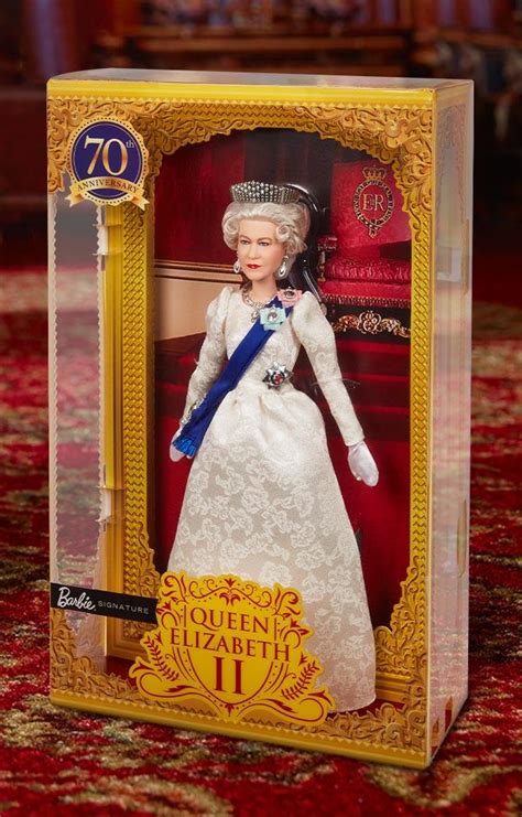 To mark the platinum jubilee - Mattel has unveiled a limited edition Queen Elizabeth II Barbie ...