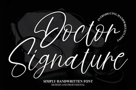 Doctor Signature Font | scratchones_creative | FontSpace