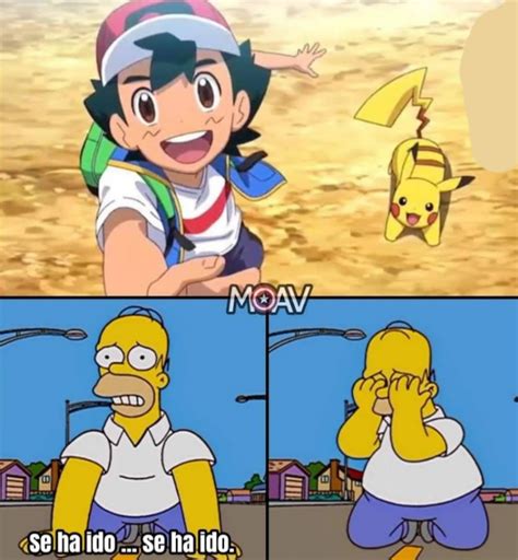 Nooo Ash y Pikachu :"( - Meme by BlackBlood_16 :) Memedroid