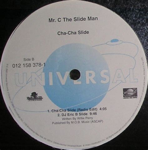 Mr. C The Slide Man – Cha-Cha Slide (2000, Vinyl) - Discogs