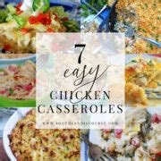 7 Easy Chicken Casserole Recipes - Southern Discourse