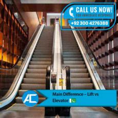 Main Difference – Lift vs Elevator - Access Technologies