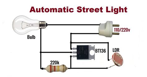 Automatic Street Light Circuit - envirementalb.com | Street light, Motion sensor lights, Circuit