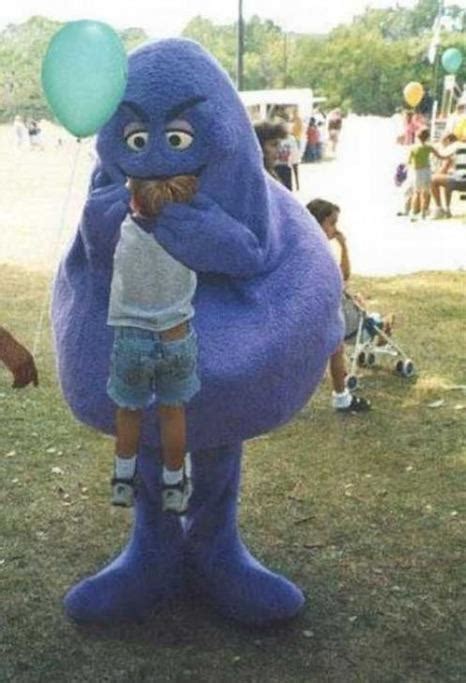 Grimace Eating Child | Grimace | Know Your Meme