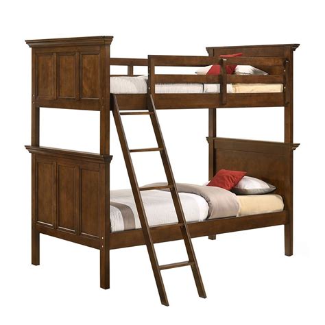 San Mateo Youth Twin over Twin Bunk Bed (Tuscan) by Intercon Furniture | FurniturePick