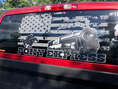 Who Are U Graphics: Custom Truck Back Window Decal