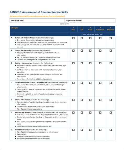 Basic Skills Assessment - 8+ Examples, Format, Pdf