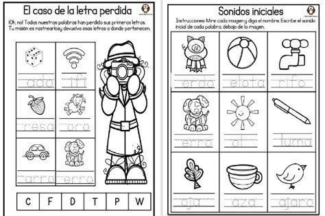 Actividades De Sonidos Iniciales - AULA VIRTUAL PRIMARIA