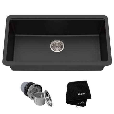 Black Granite Composite Kitchen Sink – Things In The Kitchen