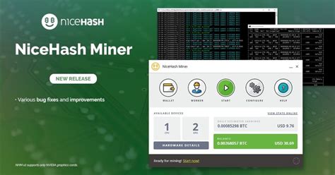 NiceHash Miner v3.0.1.0: Download with mining support KawPow (RVN)