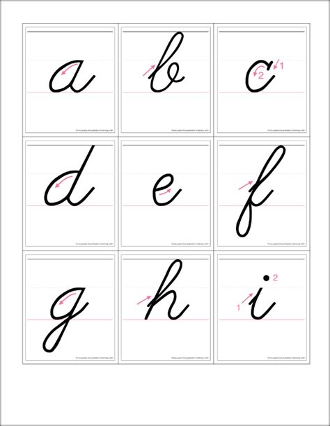 Cursive ABC Flash Cards ESL ELL Newcomer | Made By Teachers