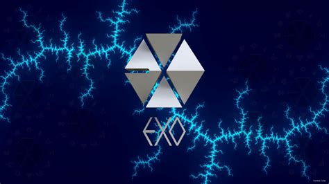 EXO Logo Wallpaper | Exo logo wallpapers, Exo logo, Exo wolf wallpaper