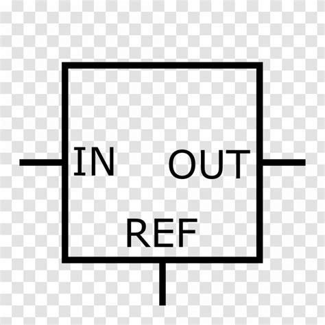 Voltage Regulator Electronic Symbol Electric Potential Difference Circuit - Black And White ...