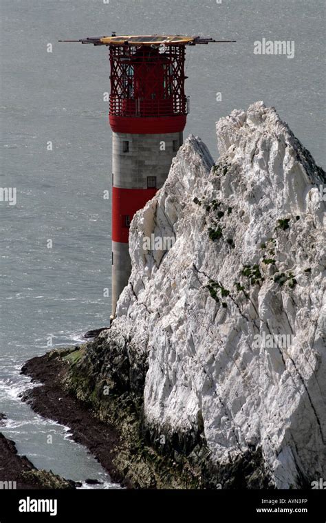 The Needles Lighthouse, Isle of Wight Stock Photo - Alamy