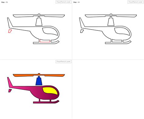 How To Draw A Helicopter Step By Step Easy