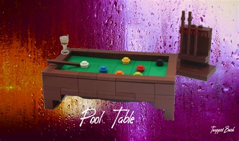 LEGO IDEAS - Mini Pool Table with Pool Cue Stand