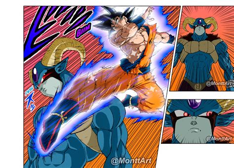 GAUS ARTS Moro VS Goku & Vegeta Drawing Print SML Art & Collectibles ...