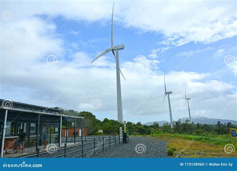 Pililla Wind Farm Windmill and Visitor Center Facade in Pililla, Rizal, Philippines Editorial ...