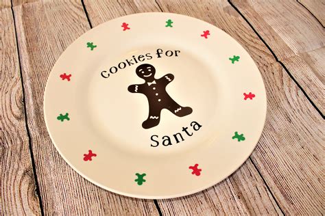 Cookies for Santa Plate - Etsy