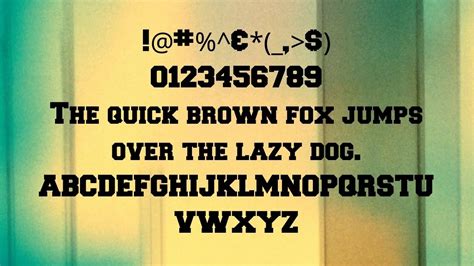 NFL Font Free Download