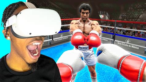 FIGHTING ROCKY BALBOA IN A VIRTUAL REALITY BOXING GAME!!! (CRAZY) - YouTube