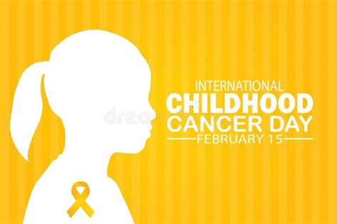 International Childhood Cancer Day Vector Illustration Stock ...