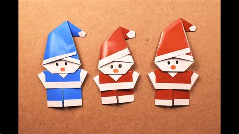 How to Make an Origami Santa Claus? | DIY | Craft Ideas - YouTube