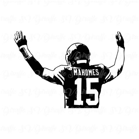 png black and white SVG ai logo Kansas city Chiefs,Patrick Mahomes PDF ...