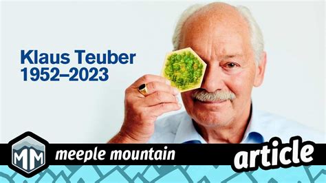 Klaus Teuber (1952-2023) — Meeple Mountain