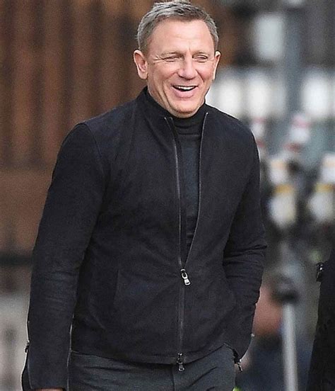 Daniel Craig Spectre Suede Jacket | James Bond Black Jacket