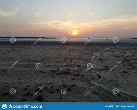 Cool Sunset on Alibag Beach Stock Image - Image of dusk, sand: 264591293