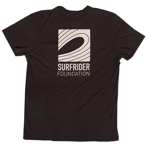 Logo Pocket T-shirt (Black) – The Surfrider Foundation