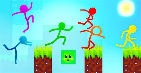 Stickman Parkour 2: Lucky Block 🕹️ Zagraj na CrazyGames