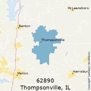 Thompsonville (zip 62890), IL