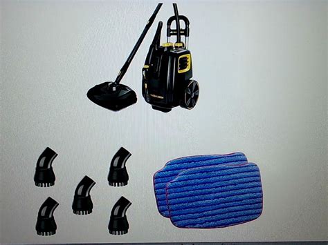 Mcculloch MC1385 Deluxe Canister Steam Cleaner with Accessories