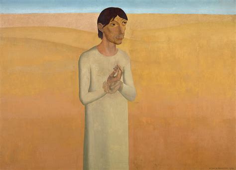 Christ in the Desert Painting by Gustave Van de Woestyne - Fine Art America