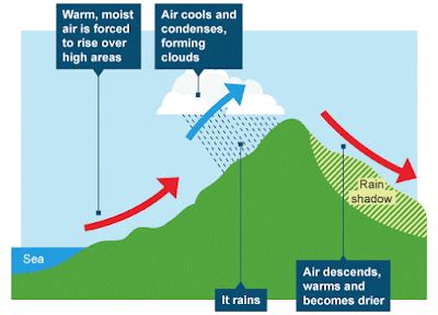 Geography of Climate and Weather: Relief Rainfall