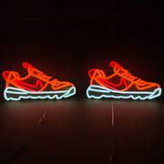 Neon Orange Shoes | LED Neon Sign | ONE Neon