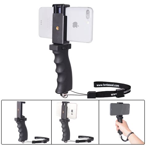 Fantaseal Ergonomic Cell Phone Smartphone Holder, Phone Selfie Stick Hand Grip Stabilizer ...