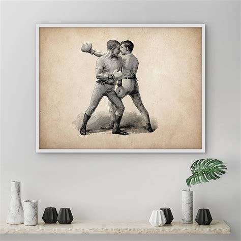 Boxing Print Boxing Wall Art Boxing Print Vintage Boxing - Etsy