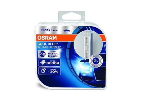 OSRAM XENARC COOL BLUE INTENSE D1S HID Xenon discharge bulb 66140CBI-HCB duobox 2 units ...