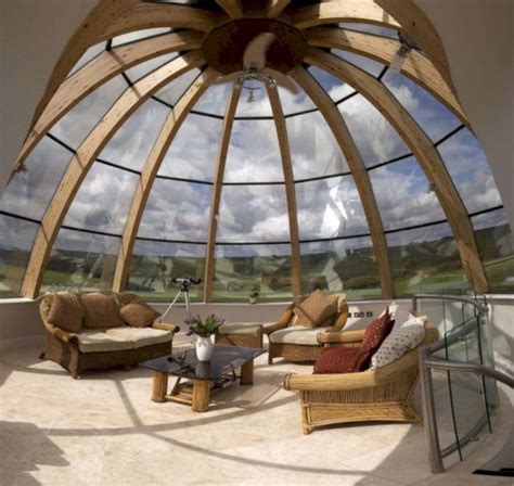 30 Best Glass Ceiling Design Ideas to Enjoy the Night Sky ~ GODIYGO.COM | Dome house, Geodesic ...