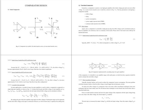 COMPARATOR DESIGN