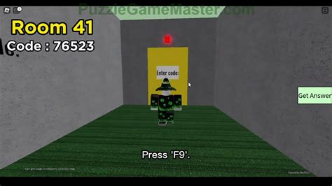 Puzzle Doors Level 41 Roblox Answer [With Explanations] » Puzzle Game Master