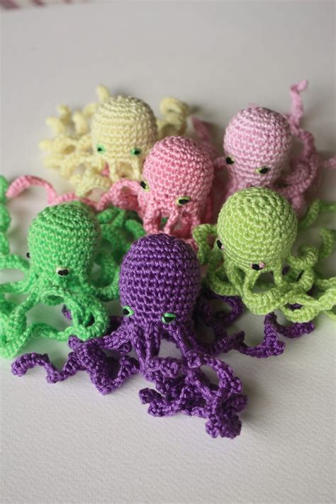 Happyamigurumi: Amigurumi Free Seamless Octopus Pattern - DIY Crochet Tutorial - Octopus in one ...