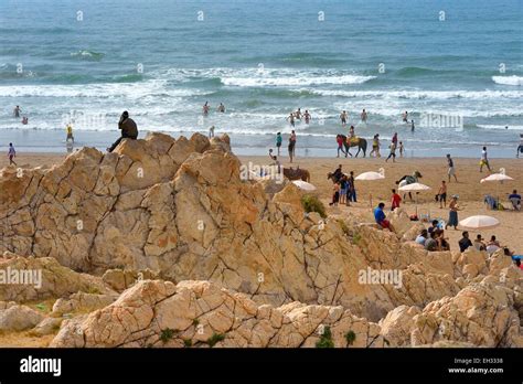 Ain diab casablanca beach hi-res stock photography and images - Alamy