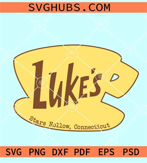 Gilmore Girls Stars Hollow Connecticut SVG, Stars Hollow SVG, Luke’s ...