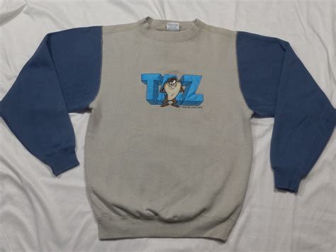 Vintage 1996 Looney Tunes Products TAZ WB Crewneck Pu… - Gem