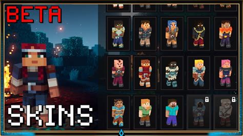 Minecraft Dungeons : Skins [Beta Analysis] - YouTube