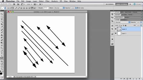 The Line Tool - Photoshop Tutorial - YouTube